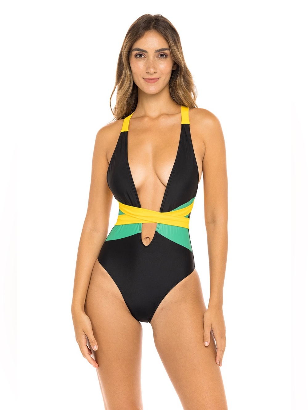 Jamaican Flag Multi Wear One piece Swimsuit